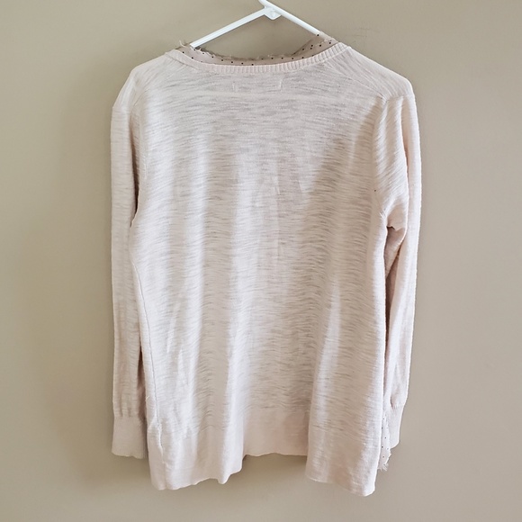 🪩 Lauren Conrad Tan open cardigan sz M - Picture 4 of 4